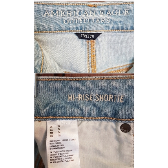 AEO Distressed Denim Shorts - Picture 3 of 3